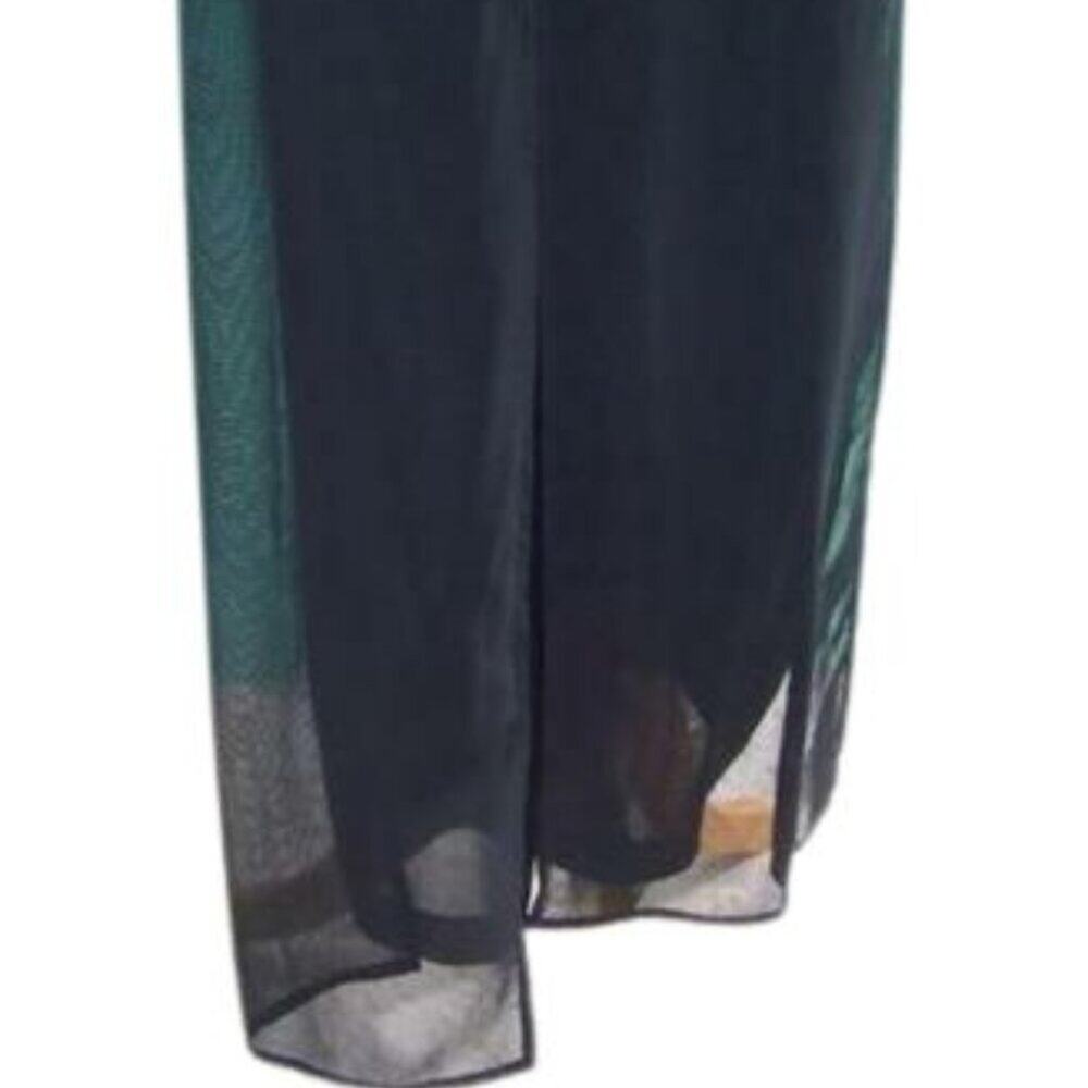 Cache Palazzo Jeannie Peek A Boo Sheer Illusion Panels Flair Pant New NWT $158